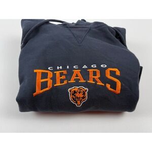 VF Imagewear Chicago Bears Hoodie Mens 2XL Navy Vintage Y2K Embroidered #3188